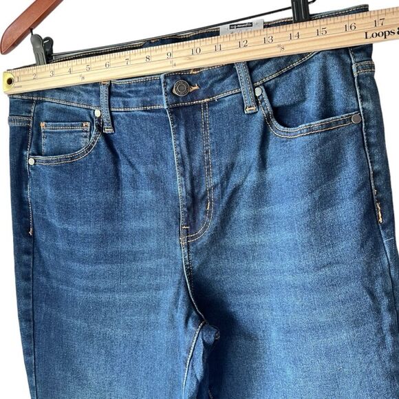 WOMEN'S TIME TRU Bootcut BOOTCUT rodeo country jean denim wide leg cropped 14. - Picture 5 of 8